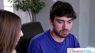 Brunette Temptress Penelope Kay Convinces Stepbro For One Last Fuck - S6:E1 - Penelope kay