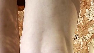 Super Hot Incredibly Beautiful Big Tits Perfect Body Blonde Girl Plays with Domino Stones to Flash Pussy Andass