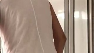 Small titted blonde