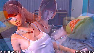 Busty Loveskysan69 shows off her curves in anime style