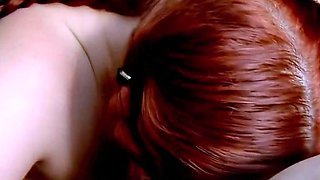 BBW Spanish Redhead Maria Bose Outdoor Squirting and Fucking