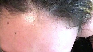 Homemade amateur riding cock cumshot swallow in lingerie