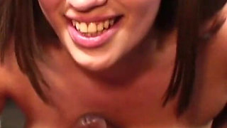 Busty horny secretary seducing BBC colleague