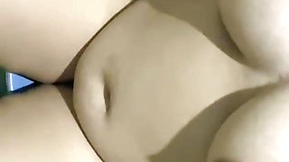 Girl Big Tits Masturbate Pussy alone mo room