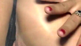 Blonde loves to piss and to fuck hard in POV