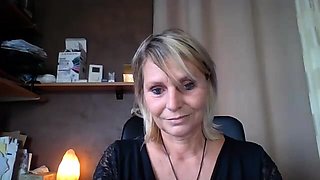 Gorgeous Mature Blonde Solo Masturbation