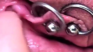 He Play with My Clit and Pierced Pussy Makes Me Fews Orgasms