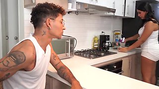 HE DIDN’T KNOW WHERE TO PUT HIS HANDS.. SHE SHOWED HIM
