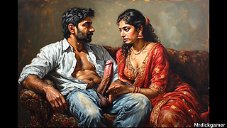 Indian bhabhi fucked by owner for rent