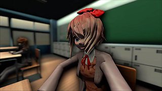 DDLC girls farting animation