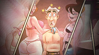 The smell of panties! The Naughty Home Animation