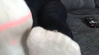 Milf school principal having a foot fetish in her office