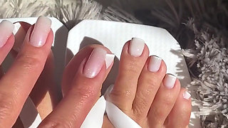 Only Because I Like You and I Love This New Flip-flops I've Made a so Delicious Video Showing All My Perfect Toes so Close