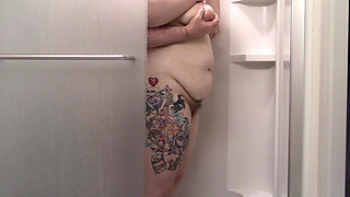 Chubby Housewife Gets Pounded in the Shower