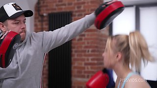 Humiliated and PISSED on Young boxer Daenerys ( DPP/DVP/DP