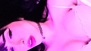 Big boobs milf masturbates with her dildo