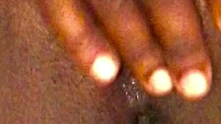 African Girl Teenager Licking Her Tight Pussy Until It Drips