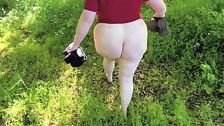 Bouncy Tits Outdoor BDSM: Public Nudity & Hard Punishment Session