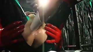 mistress fisting in the rubber room