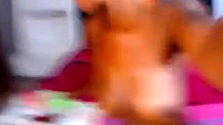 Big-Titted Dark Latina Plays With Her Amazing Nipples on Web