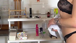 Cute Blonde Teen Gets Her Pussy Exposed and Examined