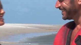 Classic Porn Fucking the Ass of Pornstar Caylian Curtis on the Beach