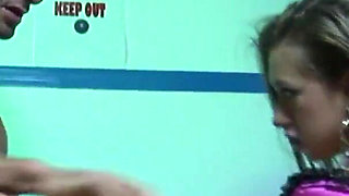 Michelle doggy style with anal dildo while fucking her friend