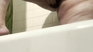 Bbw Sluts Bathtub Dildo Delight