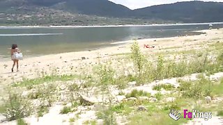 VOYEUR, I'm going to the beach and I have one intention: TO FUCK!!! I'm Luna Black X and you're going to get fucked - FAKings