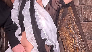 BDSM. Slut in College Uniform Gets Punishment and Anal