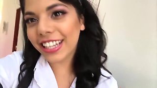 Latina Schoolgirl Anal Fucked By Her Big Dick Stepbrother