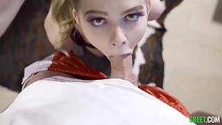 Charles Dera And Coco Lovelock - Trainer Charles Makes Coco Open Her Mouth So He Could Fuck Her Throat