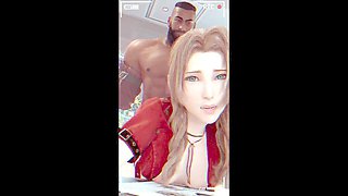 Hentai scene of human furniture in a school uniform