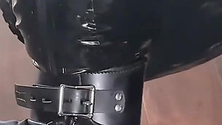 Working Her Rubber Dolly Part 1 : Tongue on Boots and Latex