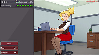 BIMBO BBW SECRETARY with HUGE TITS is the OFFICE SLUT gets FUCKED by Everyone in The Office - Office Slut