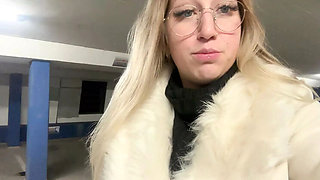 Blonde German Teen 18yo Shows Tight Pussy in Public Outdoor Sex - Amateur Homemade HD