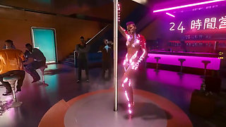Cyberpunk 2077 Sex Scene with Stripper by Loveskysan