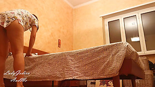 My wife's slut cheats on me in our bed with her lover when I'm not at home but she doesn't know that I put the cameras on... 🕵️