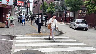 College Student Wanders Around the City After Her Plans Are Cancelled!
