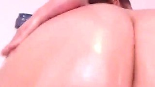 Oiled up BBW
