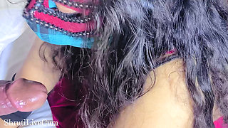 Shruti Was Getting Fucked by Her Boyfriend on Video Call, My Stepson Secretly Saw It and Then He Licked Pussy While Fucking Anal