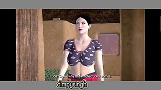 Dimpy Singh’s hot encounter in a Hindi bhabhi story