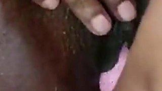 Sexy African Queen with Big Tits Enjoying Her New Vibrator and Squirts Multiple Times..