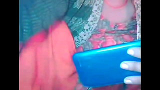 Hot beautiful girl masturbating watching sexy video in mobile, I am watching a girl in it