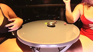 Girl Smoking and Literally Relaxing Without Panties on the Balcony of the Apartment