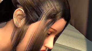 3D Cute Asian Babe Naked Her Pink Nipples Got Her Wet Pussy Fucked so Hard