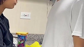 I Share the Kitchen with My Little Stepsister and End up Fucking Her.