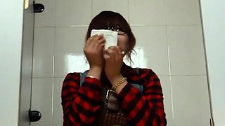 Public toilet voyeur films amateur Japanese ladies pissing