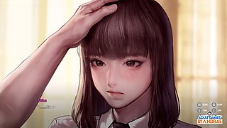 Cartoon and anime adventure mixing young and old in a wild fantasy