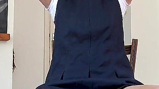 Student Flashes Panties Hinting for Better Grades